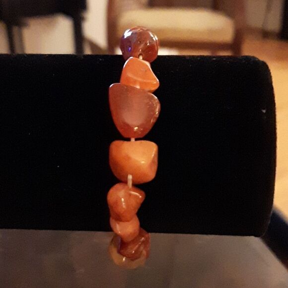 Agate stretch bracelet - Picture 2 of 2